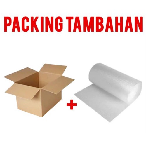 

Packing tambahan - bubble wrap - dus