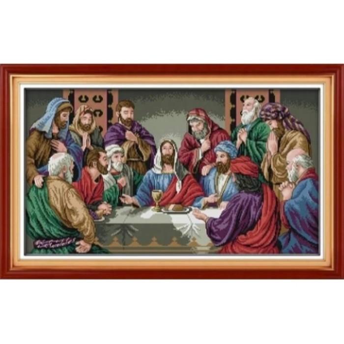 Terlaris Paket Cross Stitch Kristik Perjamuan Kudus