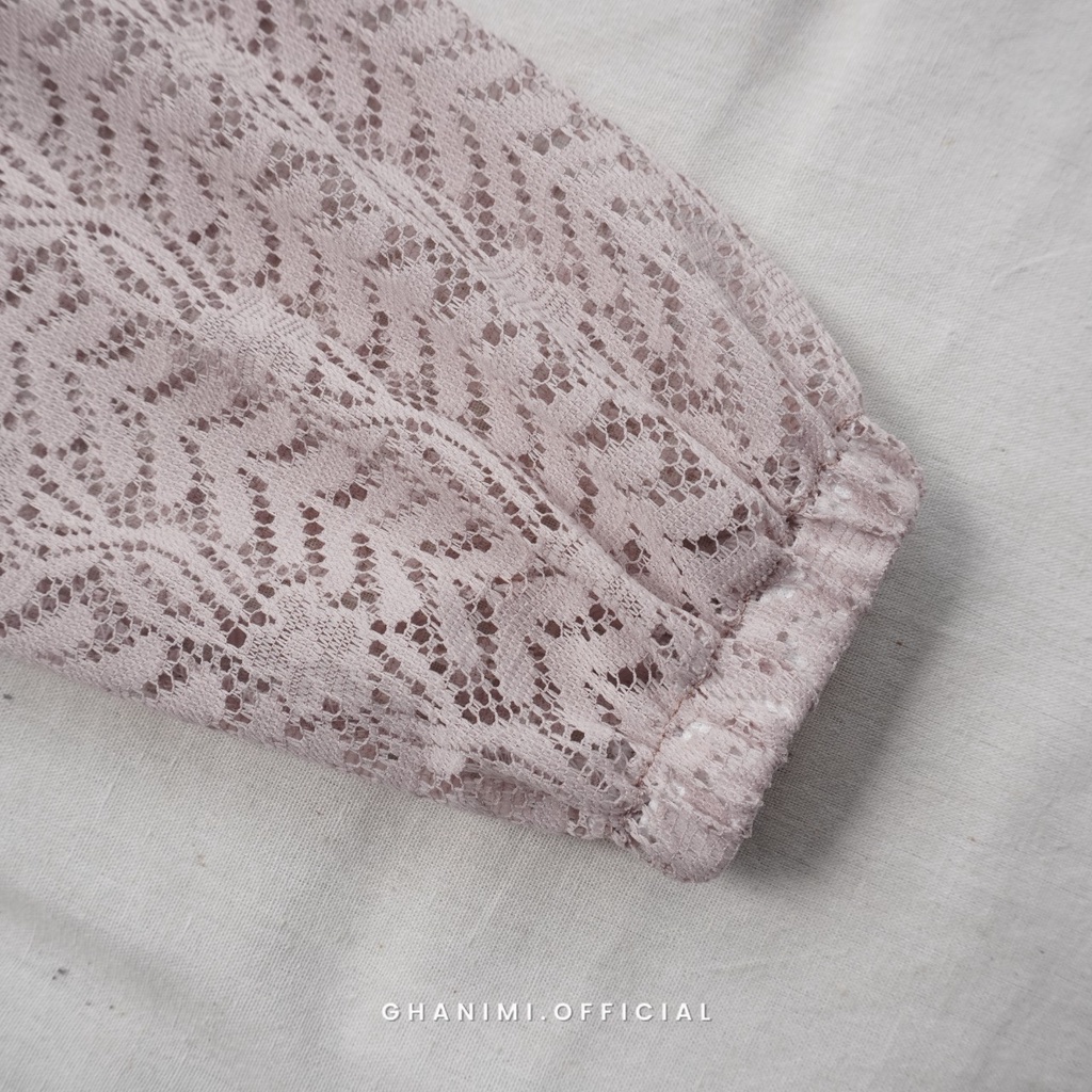 Ghanimi - Talia Tunik / Outer Brukat Kondangan / Tunik Brukat / Tunik Kondangan / Tunik Pesta / abaya brukat / baju kondangan kekinian