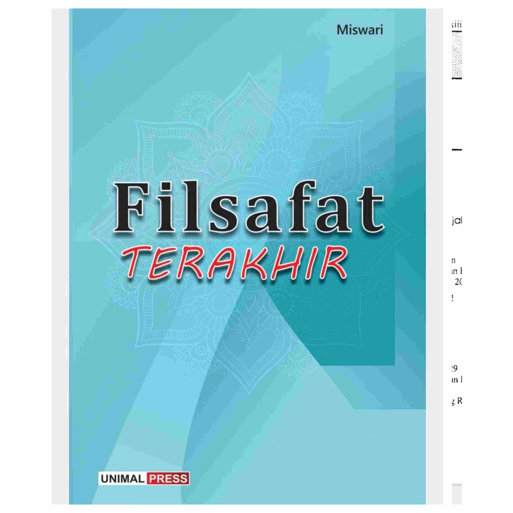Filsafat Terakhir - Miswari - NR