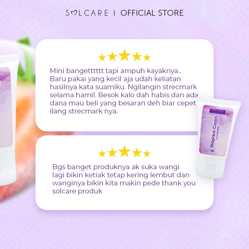 [COD] Solcare Megique Cream - Penghilang Stretchmark &amp; Pencerah Ketiak