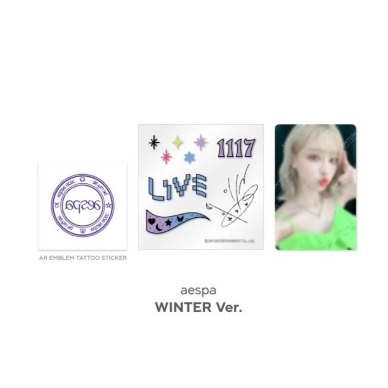 Ar tatto winter smcu aespa