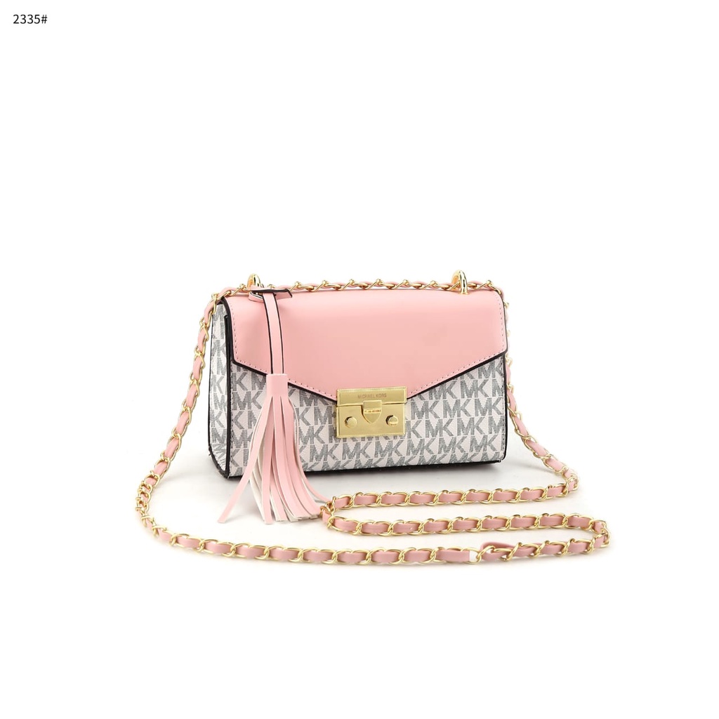 Rose Medium Flap Shoulder Bag's Gold Hardware 2335