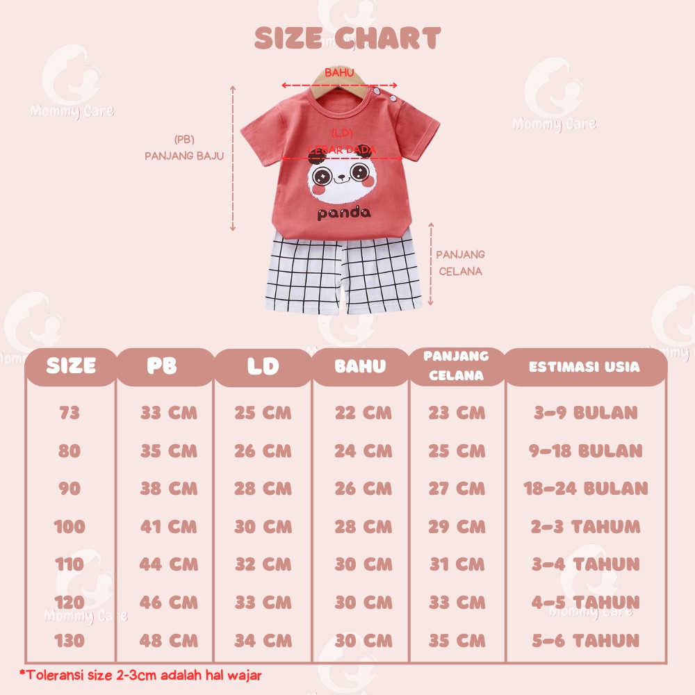 MOMMYCARE BAJU ANAK BAJU BAYI IMPORT KOREA ADA KANCING BAHU STELAN ANAK SETELAN BAYI #B163-#B169