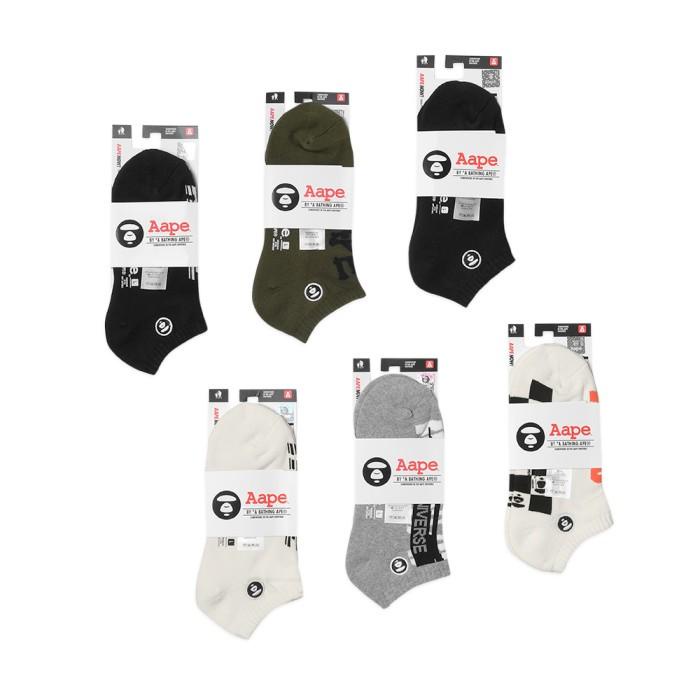 Terlaris Aape By A Bathing Ape Ankle Socks