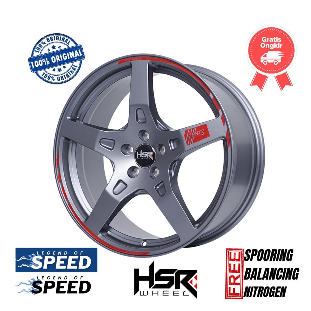 Velg HSR Ring 18 Pente (Audi, Sienta, Subaru, New Altis, VW Dll)