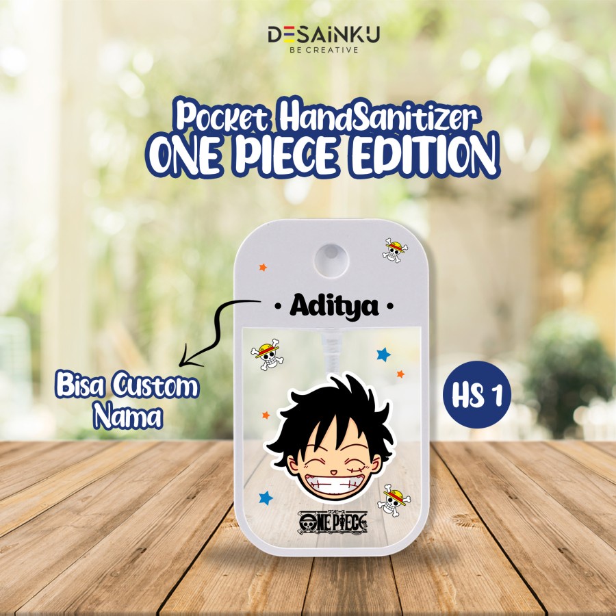 Hand Sanitizer Pocket Edisi ONE PIECE !! Hand Sanitizer Custom