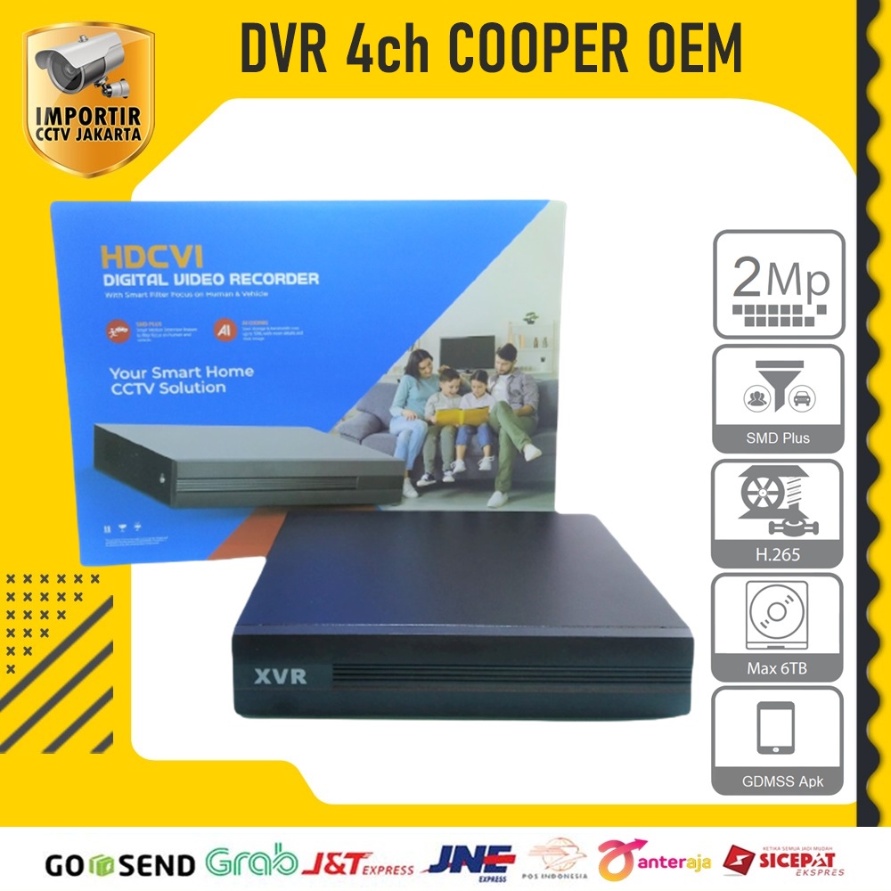 DVR 4CH COOPER OEM GDMSS DVR 4 CHANNEL CCTV