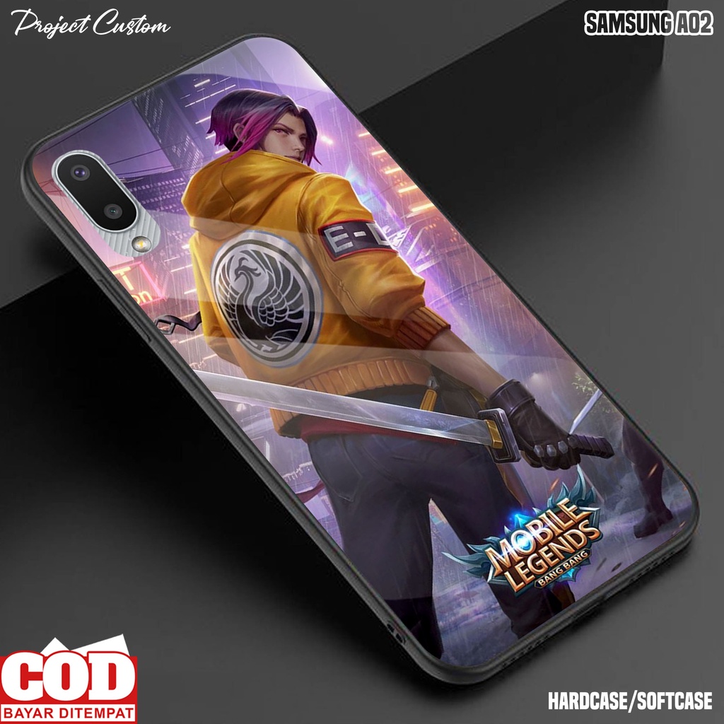 Case SAMSUNG A02 - Casing Hp SAMSUNG A02 Terbaru [ MOBA-03 ] Softcase Hp Samsung A02 - Silikon Hp - 