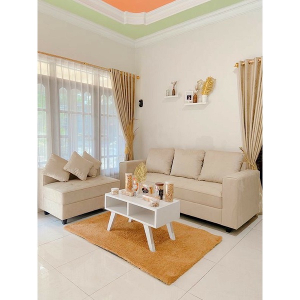 Sofa L putus minimalis (Free ongkir wilayah kota tegal + slawi)