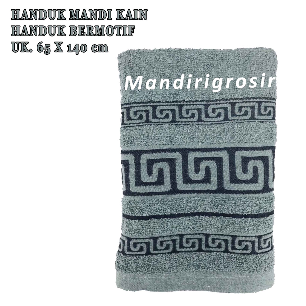 Handuk Bermotif* Handuk Mandi Kain* Handuk Dewasa* Uk. 65X140cm