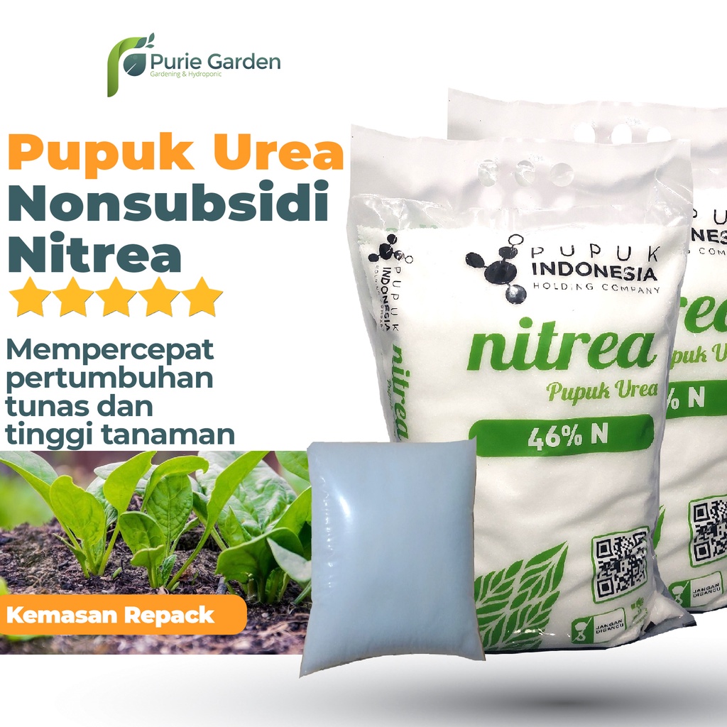 Pupuk Urea Nitrea Nonsubsidi Pupuk Sayuran Buah Tanaman Hias 500gr