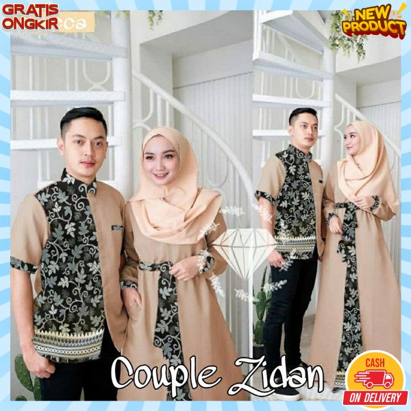 Copel Suami Istri Kekinian Baju Couple Pasangan Terbaru Gamis Kopel Pasangan Pakaian Coupel Hari Ray