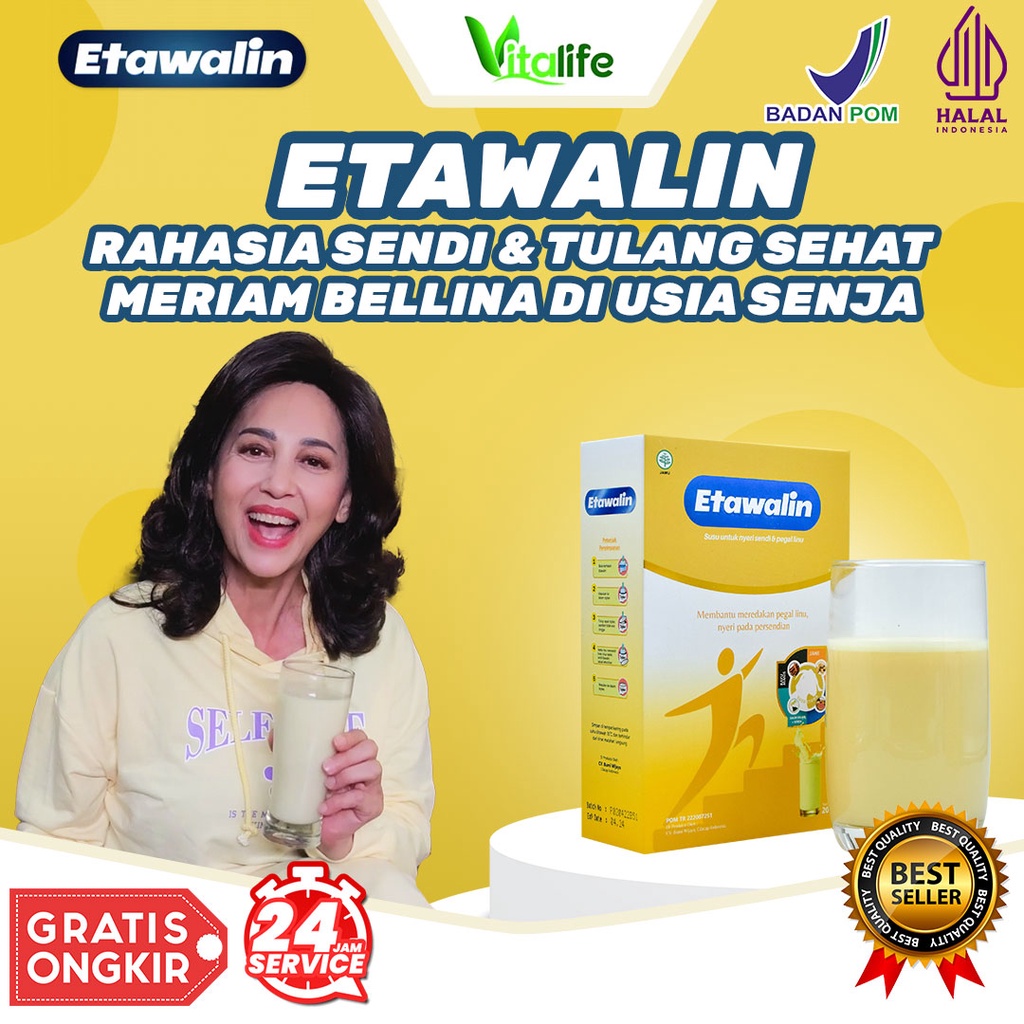 

Susu ETAWALIN (Bisa COD) - Susu Etawa Bubuk Atasi Nyeri Pinggang Sendi Lutut Osteoarthritis Rematik Asam Urat ORIGINAL Terlaris Garansi 100% Termurah Original Terampuh Terjamin Berkualitas Halal MUI BPOM Gratis Ongkir Ready Stok