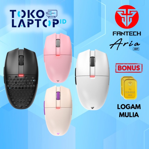 Fantech XD7 Aria Wireless 3in1 Connection Gaming Mouse