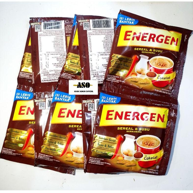 

ORIGINAL% ENERGEN COKLAT 32g RENCENG KEMASAN BARU ISI LEBIH BANYAK ( ISI 10 )