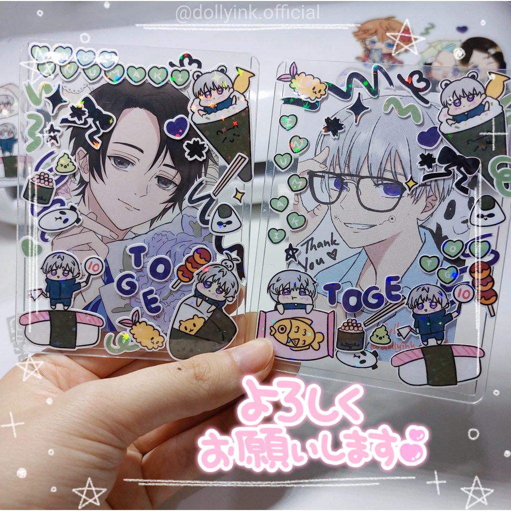 Toploder deco/Toploader deco anime jujutsu kaisen/Toploader Deco Inumaki toge by dollyink.official/P