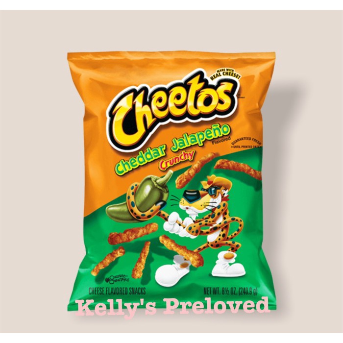 

CHEETOS CRUNCHY CHEDDAR JALAPENO | FLAMIN HOT | MADE IN USA - FLAMIN HOT
