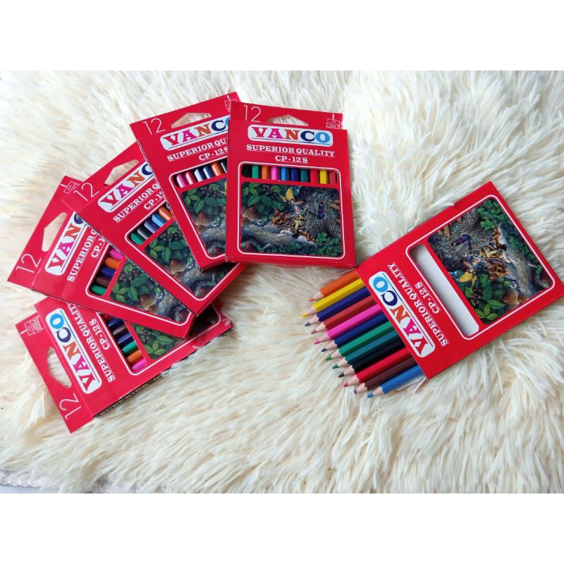 

(PAK) PENSIL WARNA VANCO KECIL CP-12S