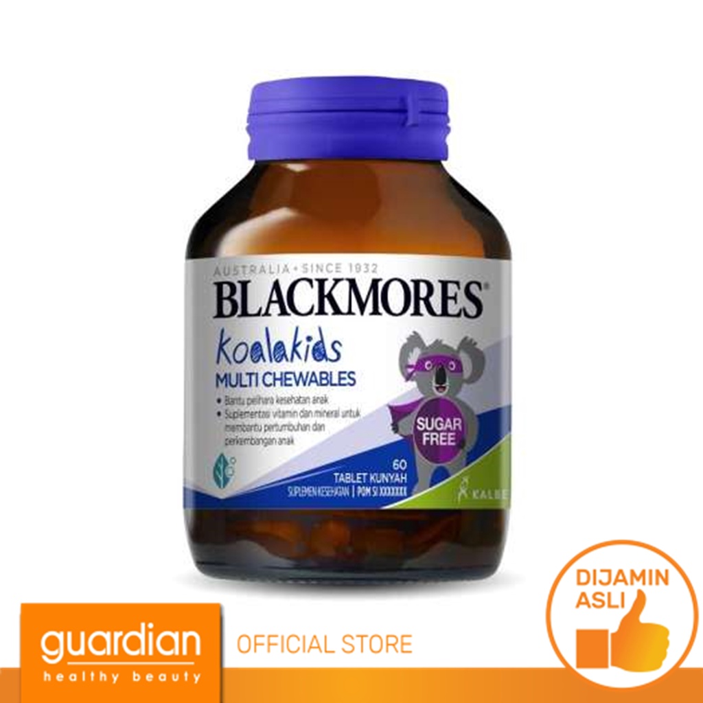 BLACKMORES KoalaKids Multi Chewables 60s Multivitamin Anak Bebas Gula