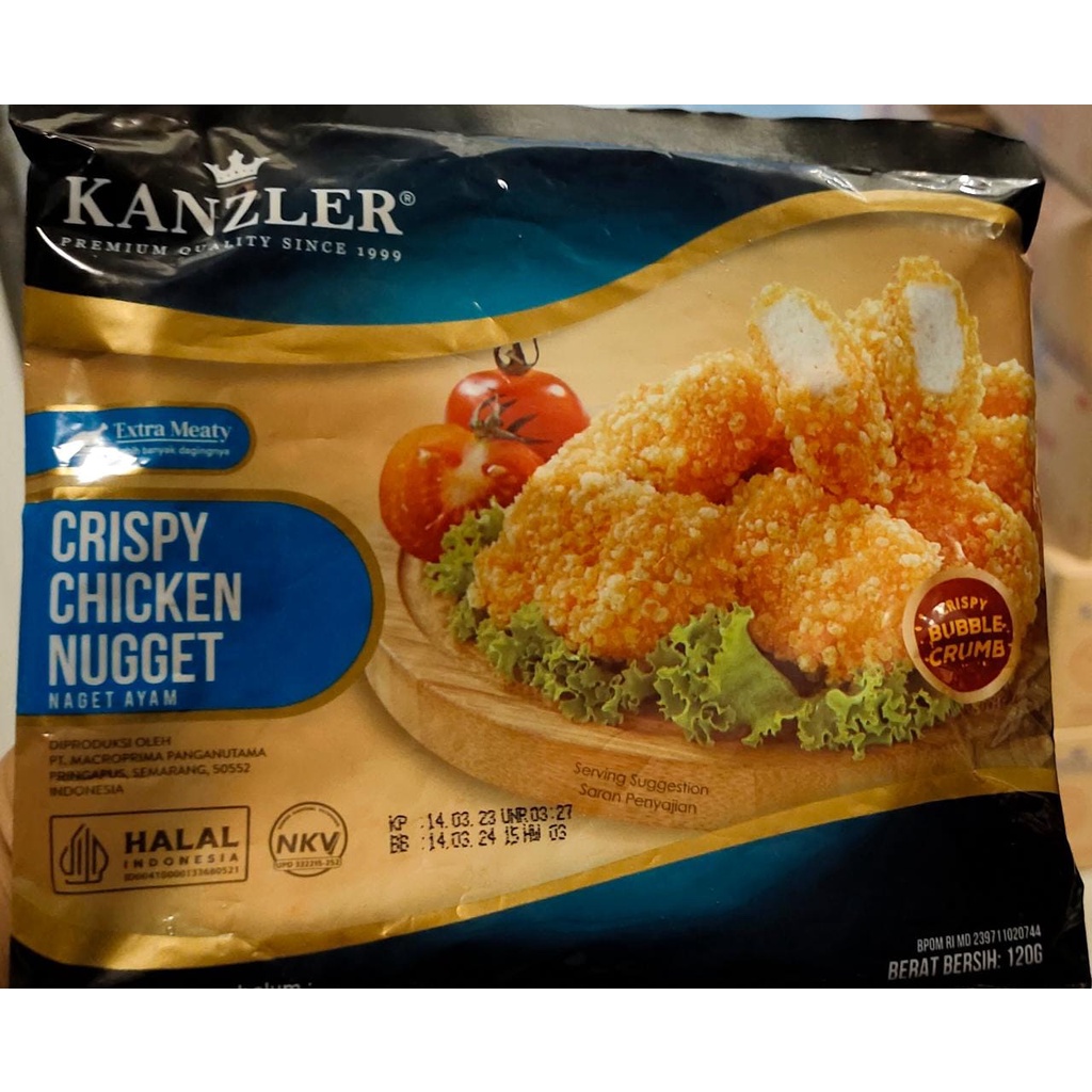 Kanzler Crispy Chicken Nugget 120gr