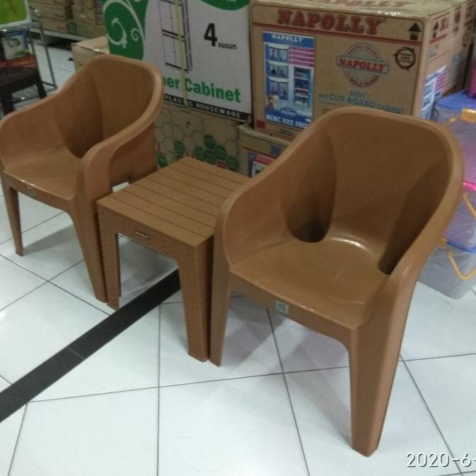 Kursi Teras Set 2Kursi + 1Meja