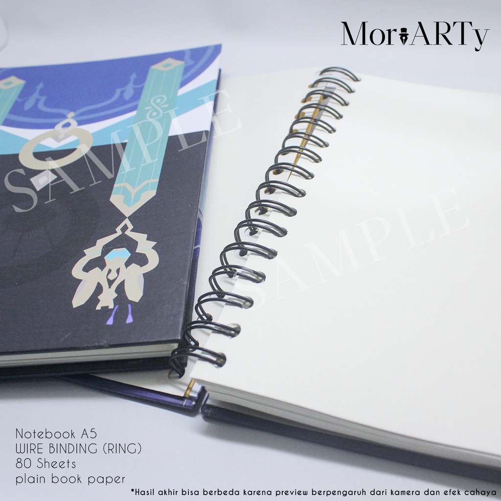 

(PRE ORDER) Notebook A5 Genshin Impact Fanmerch