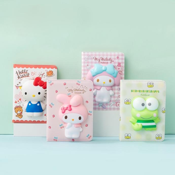 

Tokkado Sanrio Original Squishy Notebook Agenda Buku Catatan Anak Lucu