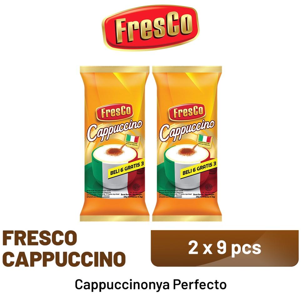 

Terlaris FRESCO Cappuccino 2 Bag (9 x 25 gr)