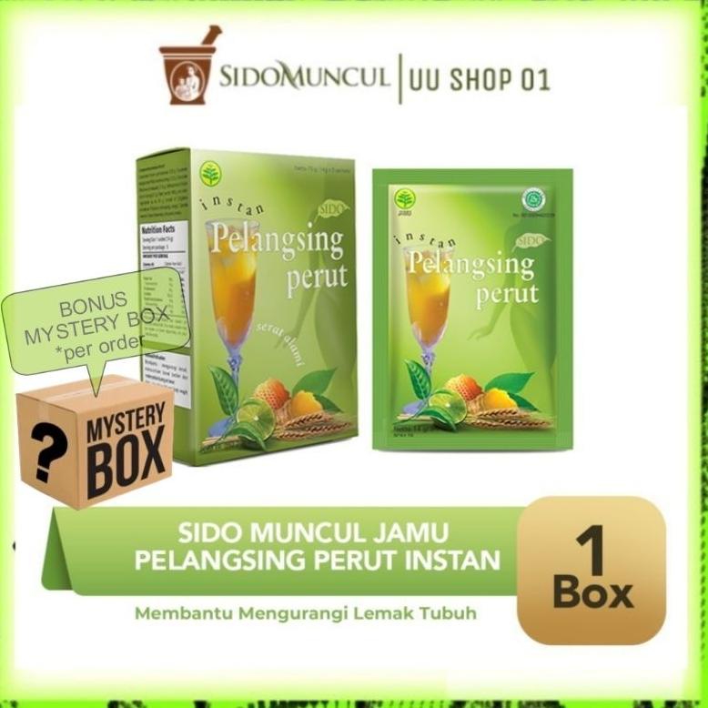 

✨ 7.7 Jamu Pelangsing Perut Instan Sidomuncul (5 sachet)