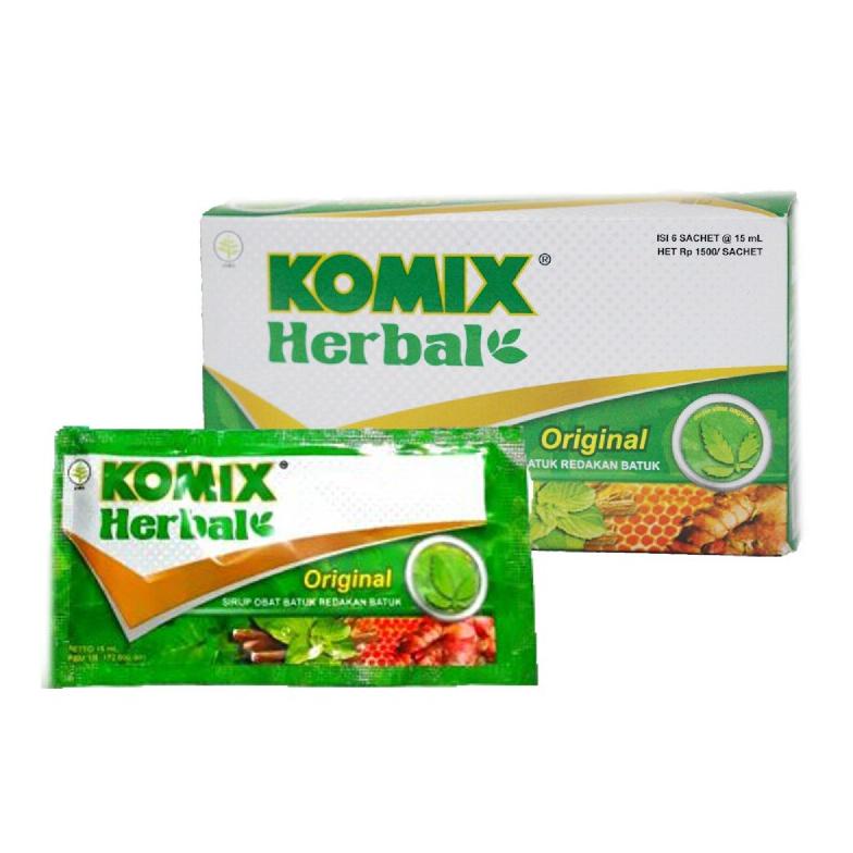 

Dijamin Ori>/ Komix Herbal Original 1Kotak Isi 6 Sachet