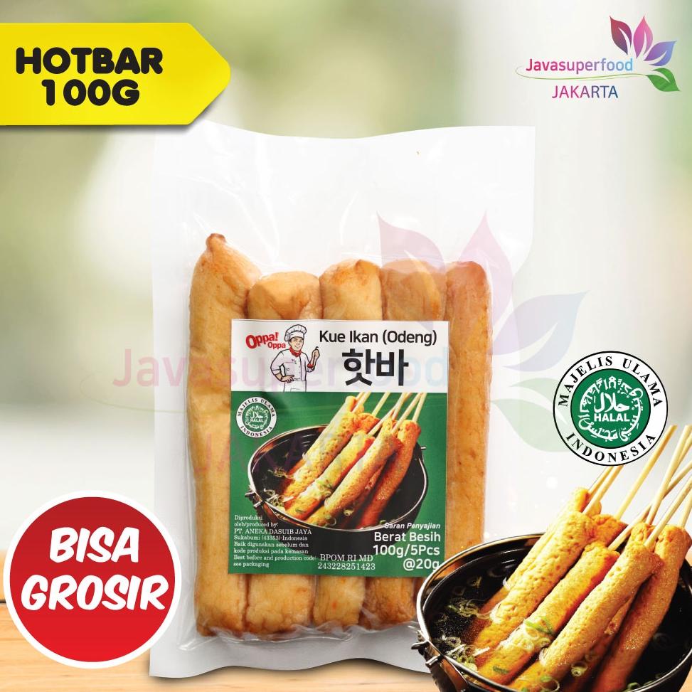 

>XG34448< Oppa Hotbar Odeng Jajan asli Korea 100g/ Odeng Tusuk / Odeng Panjang