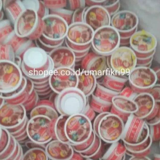 

【F⚡ASH SALE✅】 Paket cup es krim I love Indonesia 70 mL / cup es krim motif / paket lengkap cup es krim motif