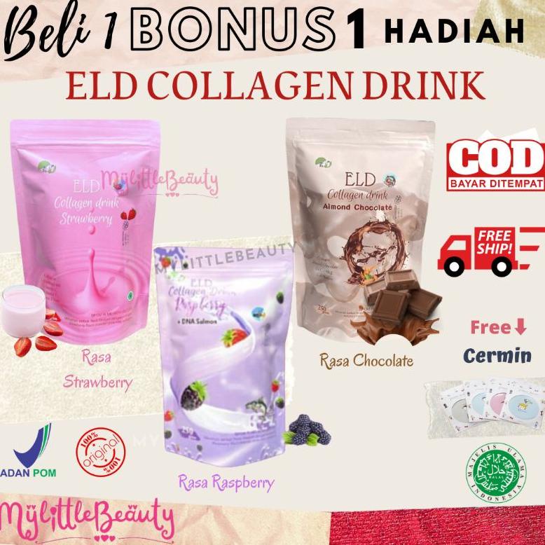 

SALE TERBAIK ELD Collagen Minuman Colagen Original (BELI 1 Free Hadiah Cermin)