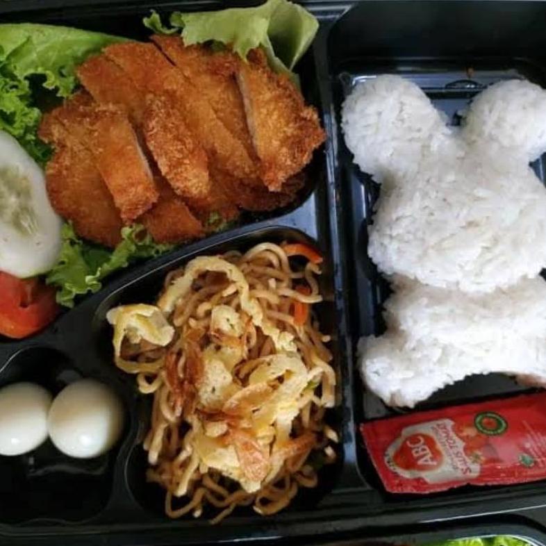 

✔✔SALE✔✔ Nasi Bento Chicken Katsu free stiker Halal Murah Enak