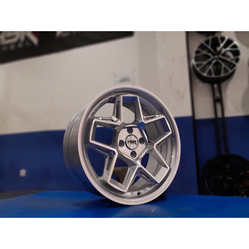 VELG MOBIL HSR WASILE RING 17 LUBANG 4X100 - VELG MOBIL HONDA JAZZ BRIO CITY MOBILIO CIVIC
