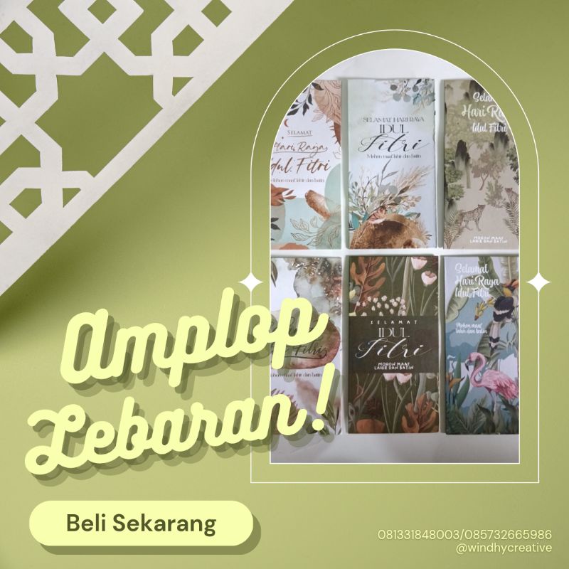 

MURAHH! AMPLOP LEBARAN SEDANG 1 PAK ISI 16 PCS