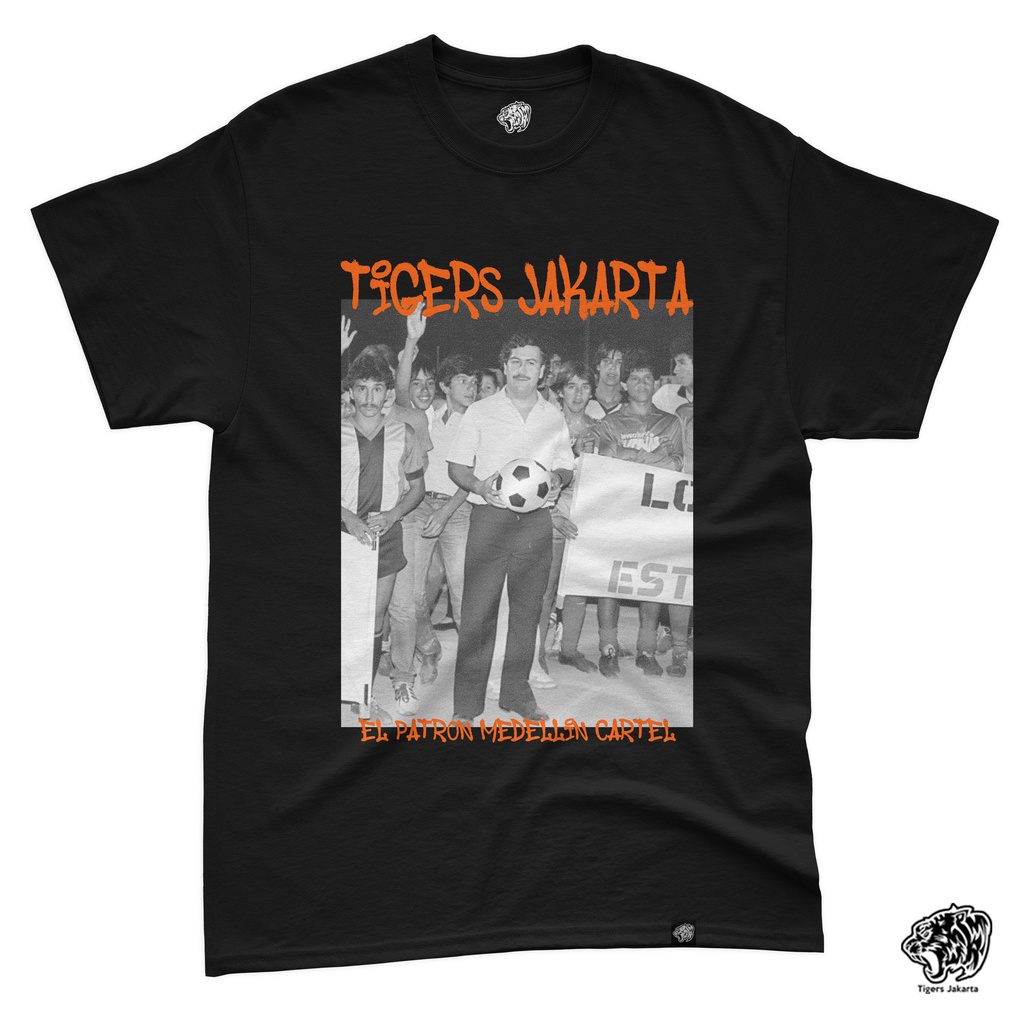 Original Pablo Escobar | T-Shirt Black | Tigers Jakarta | TGRS Unisex