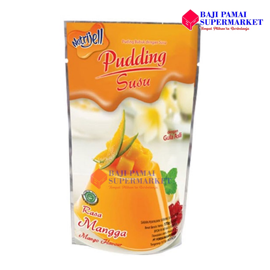 

Nutrijel Pudding Susu Rasa Mangga 170gr