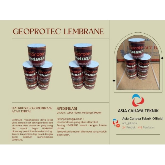 

✹ LEMBRANE Lem khusus Geomembrane ♞
