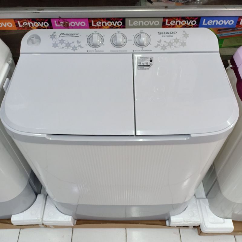 KHUSUS CARGO MESIN CUCI 2 TABUNG SHARP 6 KG 7 KG 8KG 9 KG ORIGINAL BERGARANSI RESMI