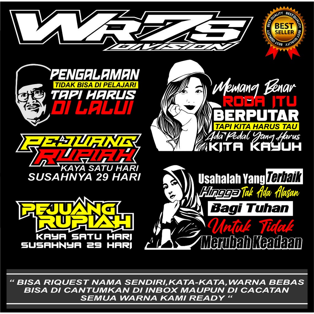 STICKER CUTTING KACA PICKUP CANTER TAGASA HINO BISA CUSTOM BAHAN NYALA