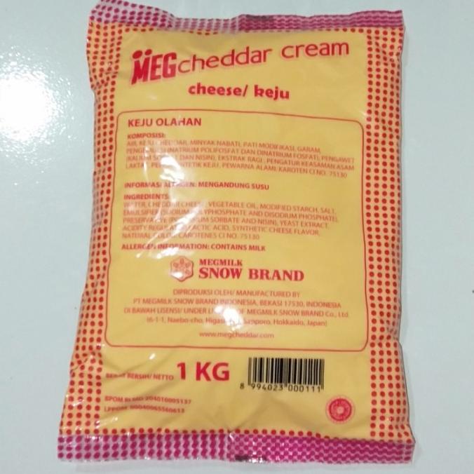 

meg cheddar cream cheese 1kg