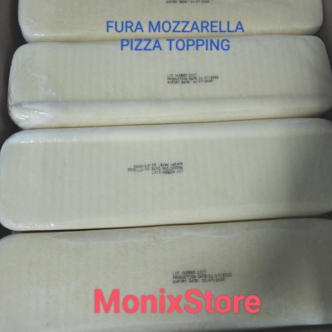 

Mozzarella FURA | ARLA Pizza Topping|Mozarella FURA BLOK 2 KG | 2.3 KG
