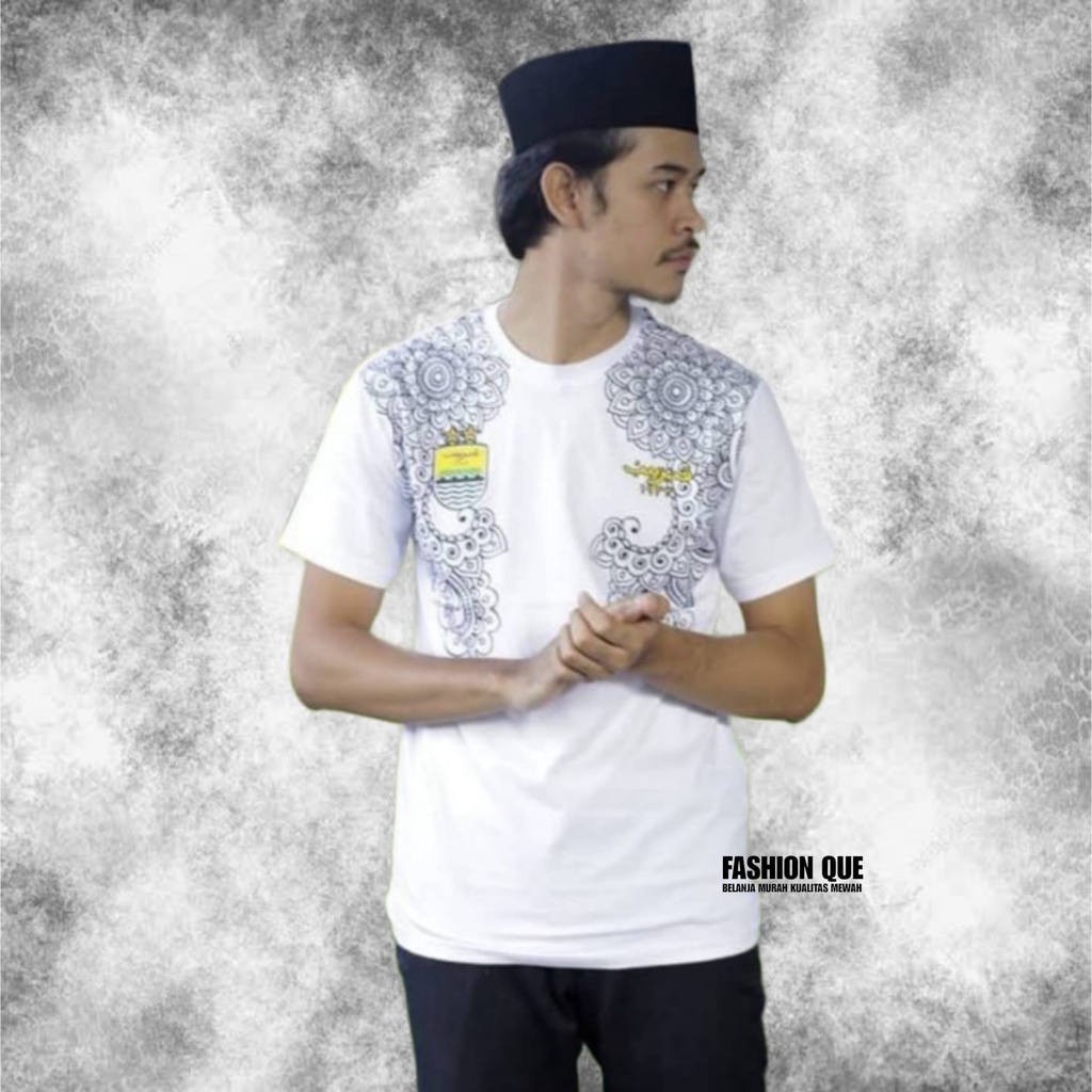 KAOS PERSIB MOTIF KOKO MUSLIM LENGAN PENDEK KATUN COMBAT ORIGINAL BLUE SQUAD TERBARU BAJU PERSIB PRI