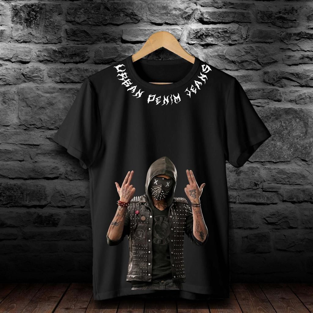 Kaos murah Kaos distro murah baju  distro pria t-shirt murah combed30s uniq cowok bandit hitam