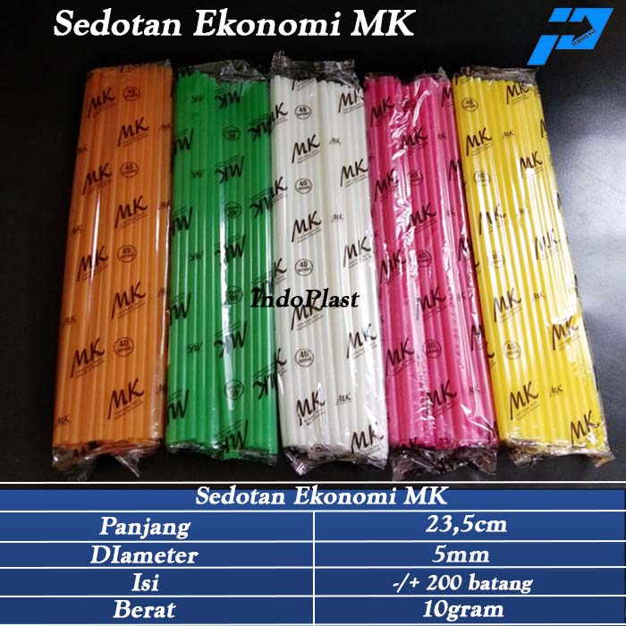 Sedotan Plastik/Sedotan Es/Sedotan Murah Ekonomis MK