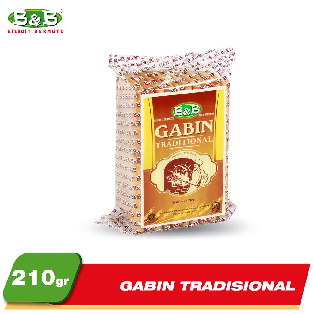 

B&B Gabin Traditional 210 gr / Biskuit Gabin 210g