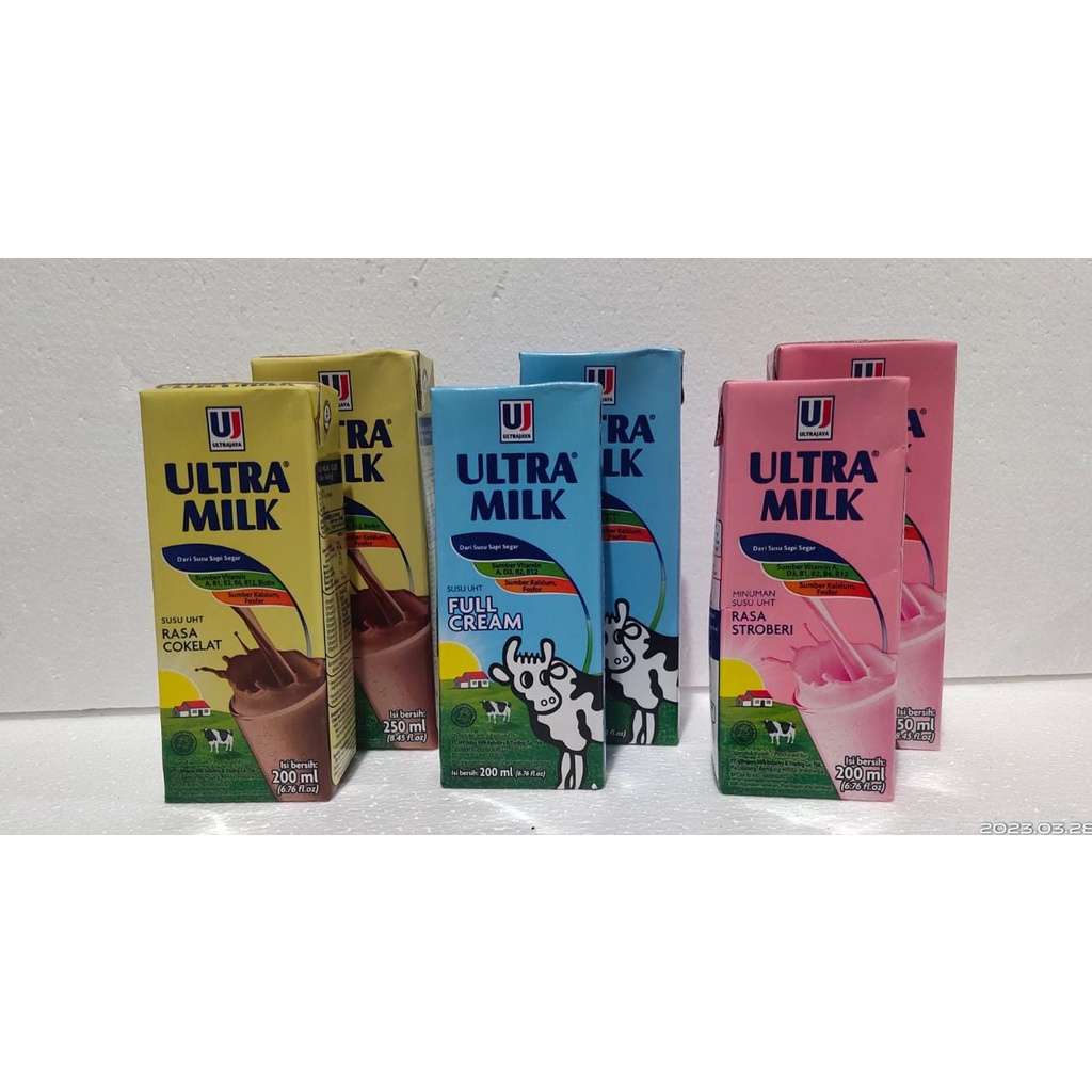 

UHT ULTRA MILK 3 RASA (FULLCREAM,COKLAT,STRAWBERRY)