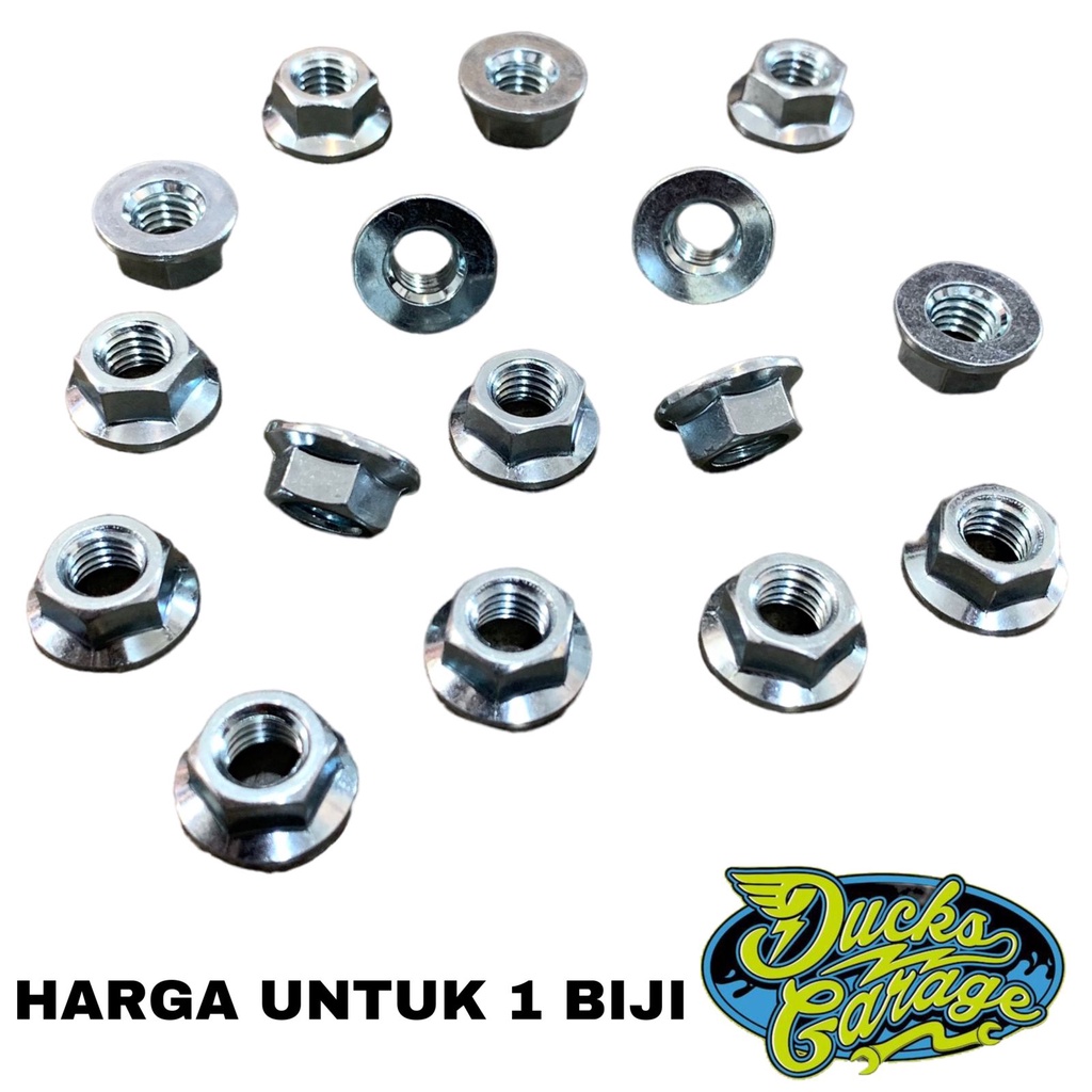 Mur Flange M8 Kunci 12